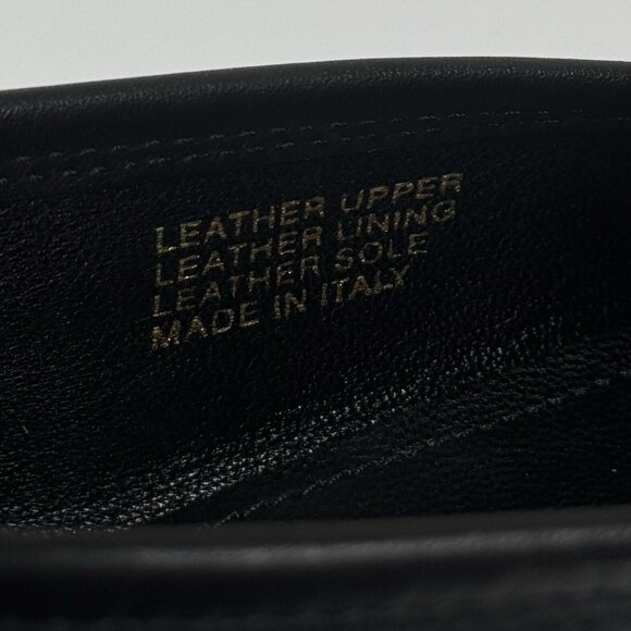 Bruno Magli Bigolo Black Leather Loafer Shoes Men's Size 9.5 Made in Italy - Picture 5 of 13
